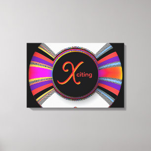 Xciting Rainbow Canvas Print