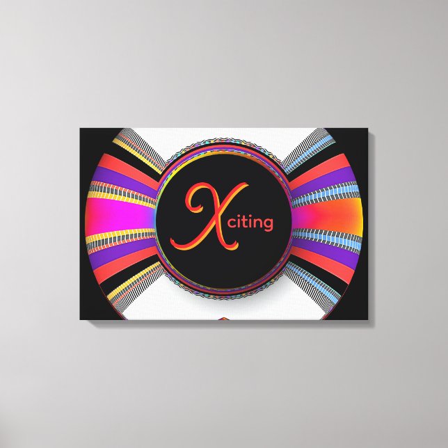 Xciting Rainbow  Canvas Print (Front)