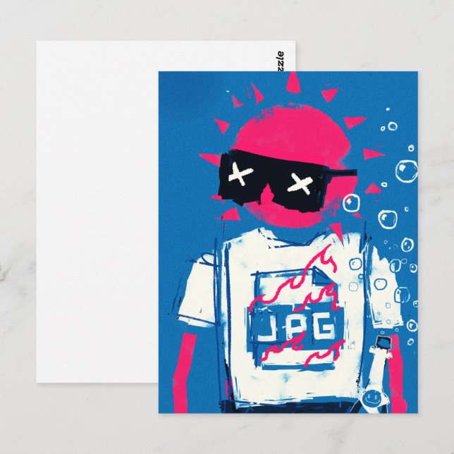 XCOPY Summer WAGMI Cool & Stylish Colourful Pop Ar Postcard (Front/Back)