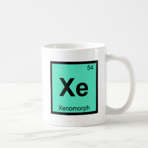Xe - Xenomorph Chemistry Periodic Table Symbol Coffee Mug