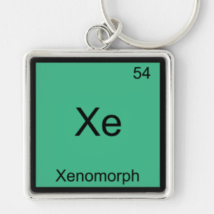 Xe - Xenomorph Funny Chemistry Element Symbol Tee Keychain