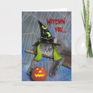 Xena as witch — customized card