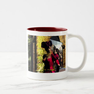 XENIA EXPLORES HYPERION'S ORBITER Two-Tone COFFEE MUG