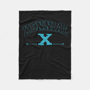 Xennial Generation X 1970s 1980s Millennial Gen X Fleece Blanket