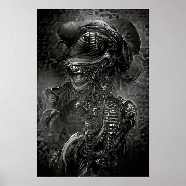 Xenomorph B&W Poster (Front)