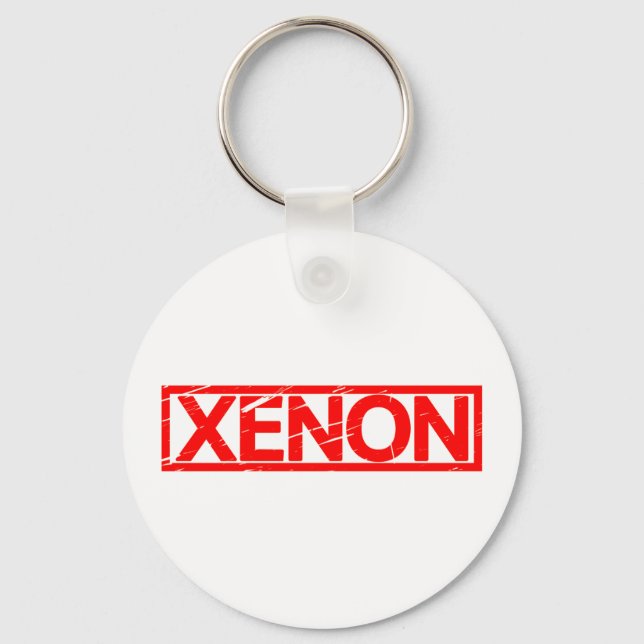 Xenon Stamp Keychain (Front)