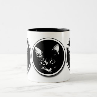 Xero Circle Shadow, Xero Circle Shadow, Xero Ci... Two-Tone Coffee Mug