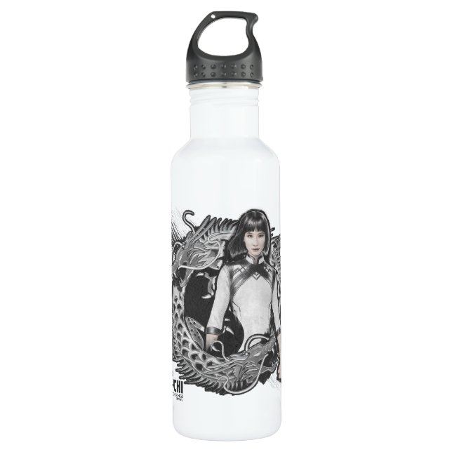 Xialing Dragon Watercolor 710 Ml Water Bottle (Front)
