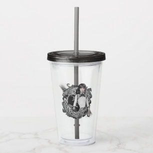 Xialing Dragon Watercolor Acrylic Tumbler