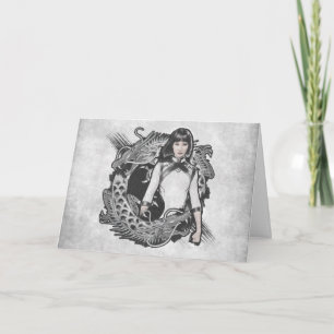 Xialing Dragon Watercolor Card