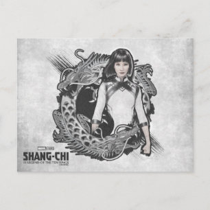 Xialing Dragon Watercolor Postcard