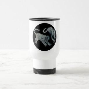 Xian China 2002 Ghost Tigers Black Circle Transp T Travel Mug