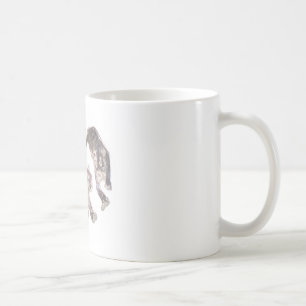 Xian China 2002  Ghost Tigers White Circle Transp Coffee Mug