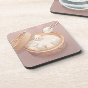 Xiao Long Bao Cute Illustration Coaster