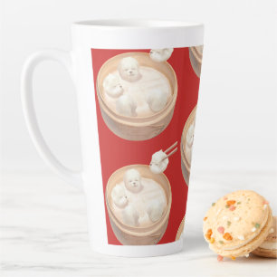 Xiao Long Bao Cute Illustration Latte Mug