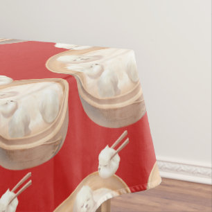 Xiao Long Bao Cute Illustration Tablecloth