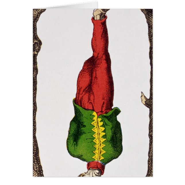 XII The Hanged Man, tarot card (Front)