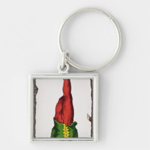 XII The Hanged Man, tarot card Keychain