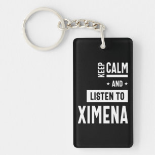 Ximena Personalized Name Birthday Gift Keychain