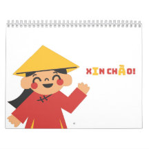 XIN CHÀO ! Calendrier Vietnam