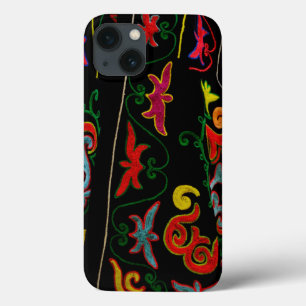 Xinjiang Embroidery Floral iPhone 13 Case