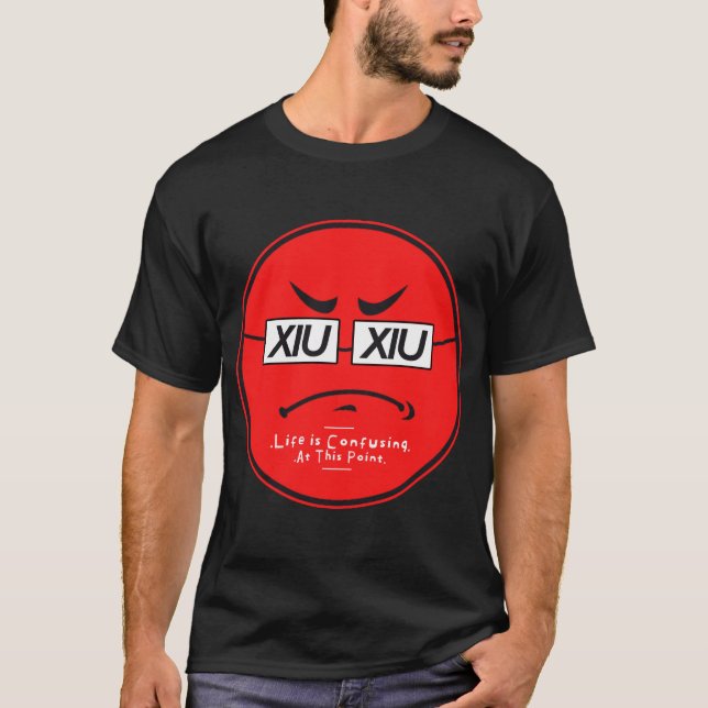 Xiu, Xiu, Girl, With, Basket, Of, Fruit. T-Shirt (Front)