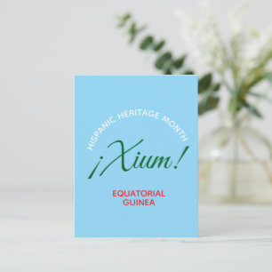 Xium! Equatorial Guinea  Postcard