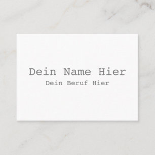 XL Business Card Self-Making