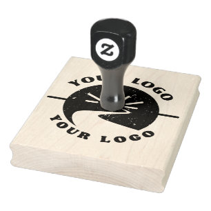XL Large Business Logo Custom Rubber Stamp