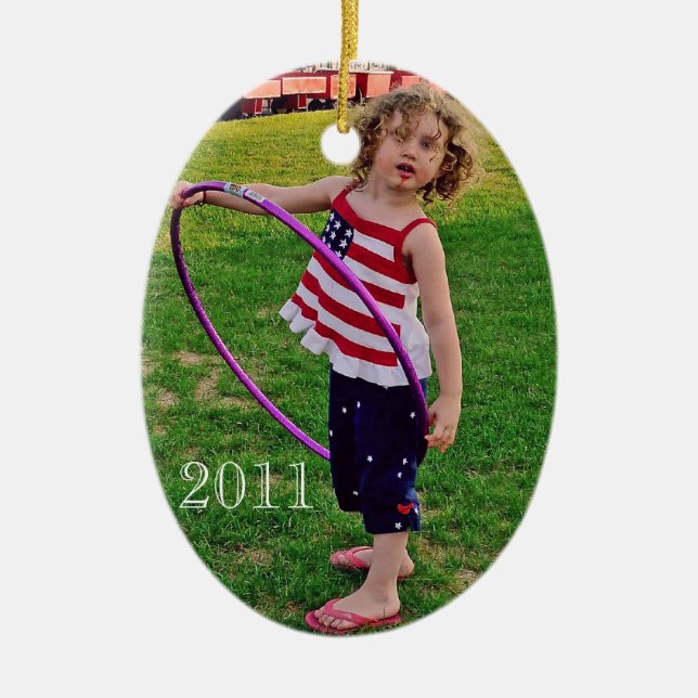 Xmas 2011 Kendall Ceramic Ornament (Front)