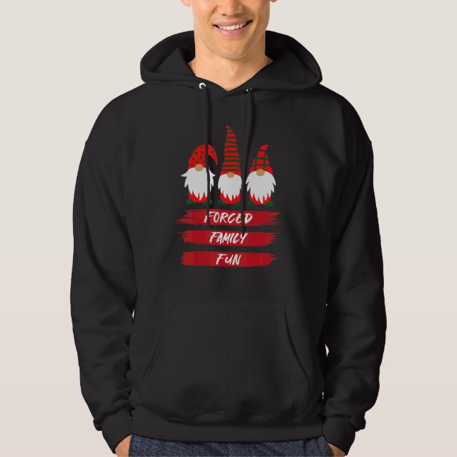 Xmas 2020 Forced Family Fun Christmas  Families Hoodie (Front)