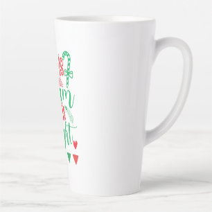 Xmas Art All Is Bright Latte Mug