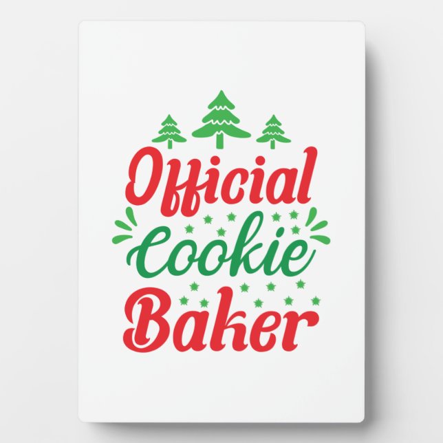Xmas Art Official Cookie Baker Plaque (Front)