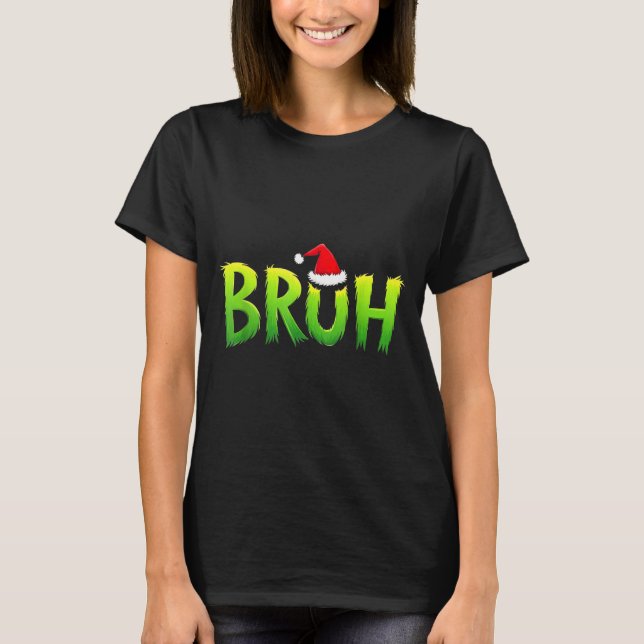 Xmas Bruh Christmas Kids Teens Boys Funny Christma T-Shirt (Front)