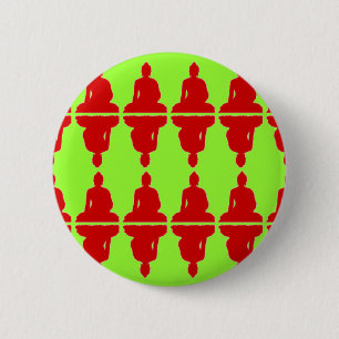 Xmas Buddha 2 Inch Round Button