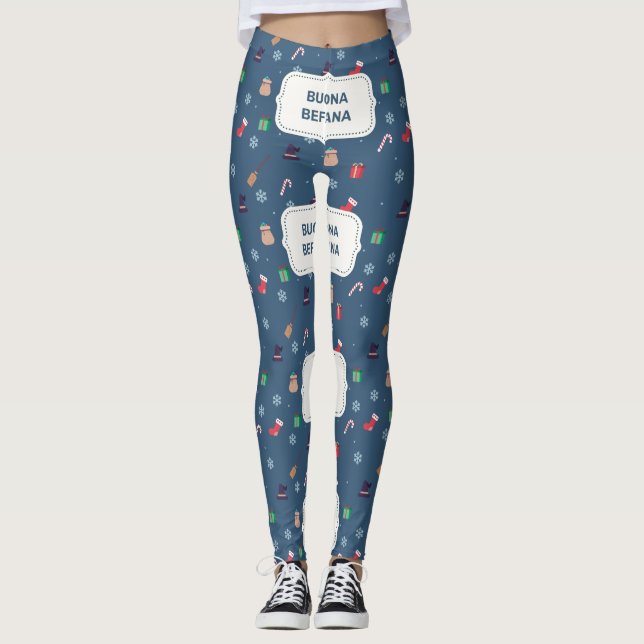 xmas buona Befana leggings (Front)