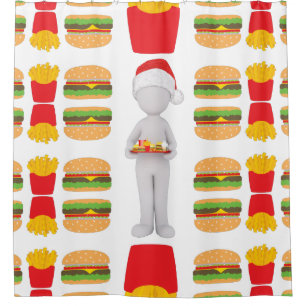 xmas burger santa claus