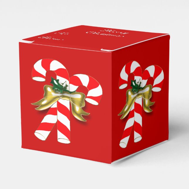Xmas Candy 1 Favor Box (Front Side)