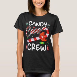 Xmas Candy Canes Crew Funny Christmas Candy Lover T-Shirt