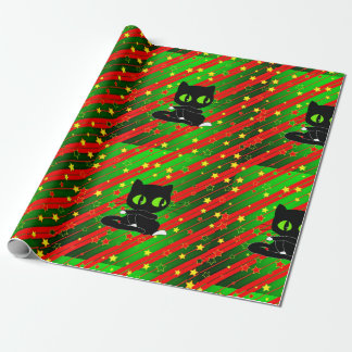 Xmas Cat Wrapping Paper