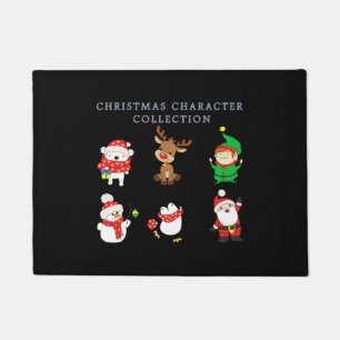 Xmas Characters collection Tee Christmas Doormat