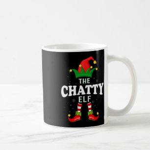Xmas Chatty Elf Family Matching Christmas Pajama 1 Coffee Mug