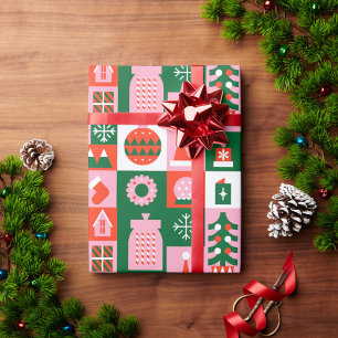 Xmas Colored Noel Christmas Wrapping Paper
