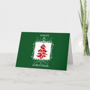 Xmas Crest Holiday Card