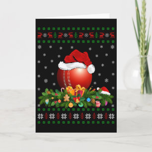 Xmas Decoration Ugly Santa Cricket Ll Christmas  Card