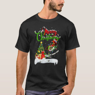 Xmas Decorations Santa Birds Of Paradise Christmas T-Shirt