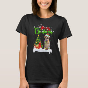 Xmas Decorations Santa Brittany Spaniel Dog Christ T-Shirt