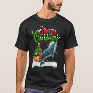 Xmas Decorations Santa Humpback Whale Christmas T-Shirt