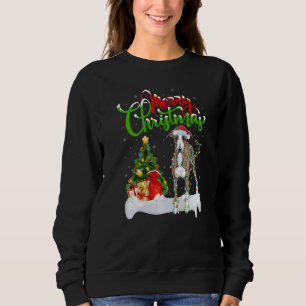 Xmas Decorations Santa Italian Greyhound Dog Chris Sweatshirt