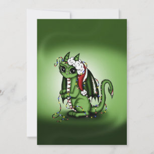 Xmas Dragon Holiday Card